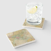 アジア4 ストーンコースター (横)