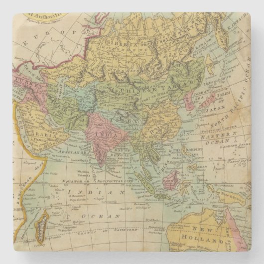 アジア4 ストーンコースター (正面)