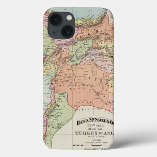 アジア6のトルコ Case-Mate iPhoneケース (裏面)