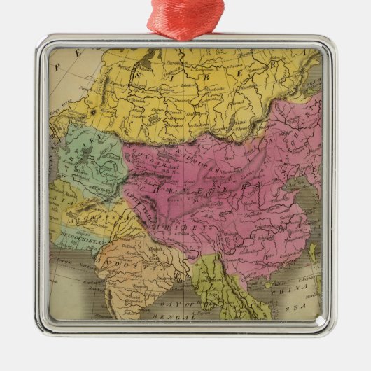 アジア8 メタルオーナメント (正面)