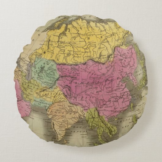 アジア8 ラウンドクッション (正面)