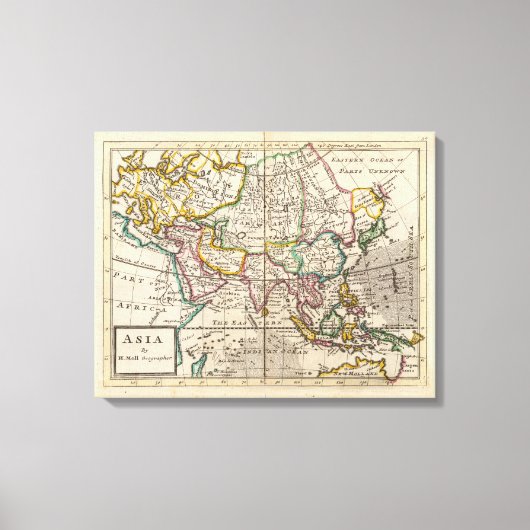 アジア9 キャンバスプリント (正面)