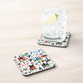 アジア|の記号パターン コースター (右側)