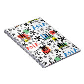 アジア|の記号パターン ノートブック (右側)