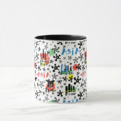 アジア|の記号パターン マグカップ (中央)