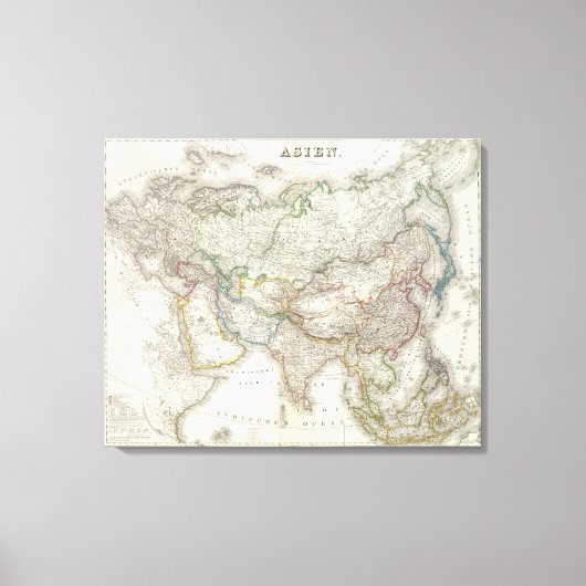 アジア – アジア キャンバスプリント (正面)