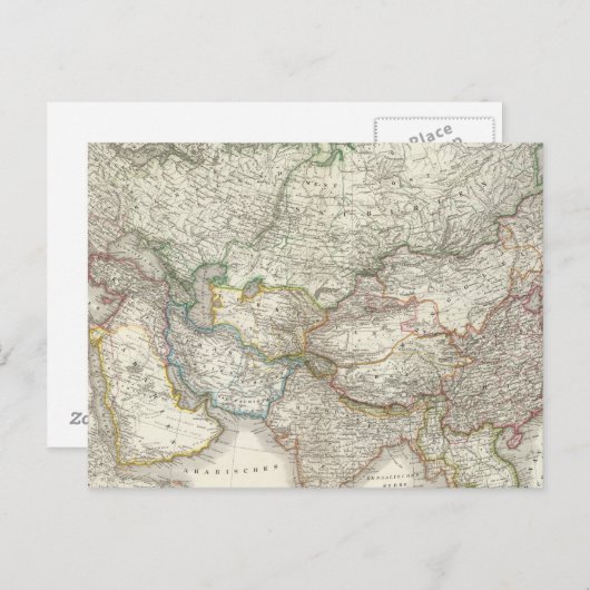 アジア – アジア ポストカード (正面/裏面)