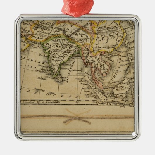 アジア、アフリカ メタルオーナメント (正面)