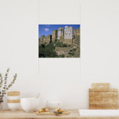 アジア、イエメン、アル・ハジャラ。建物のみ ポスター (キッチン)