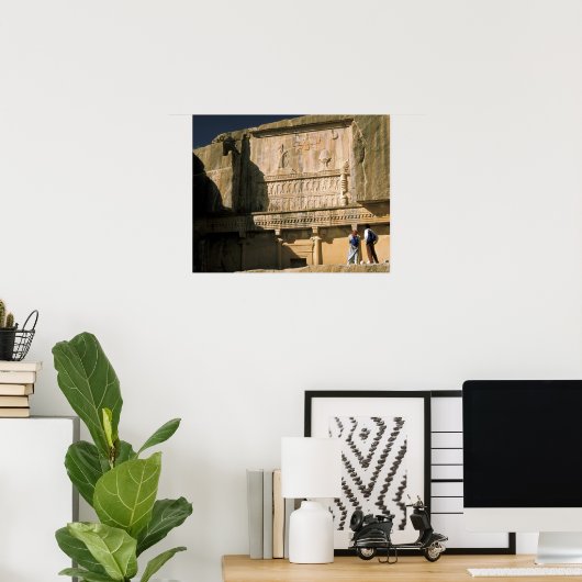 アジア,イラン,ペルセポリス。ダリウスの素晴らし墓。 ポスター (ホームオフィス)