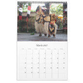 アジア – インドネシア – バリ –  カレンダー (3月 2027)