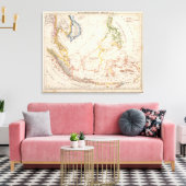 アジア、インドネシア、フィリピン、東インディ キャンバスプリント (インサイチュ (リビング))