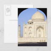 アジア、インド、ウッタル·プラデシュ、アグラ。ザタジ2 ポストカード (正面/裏面)