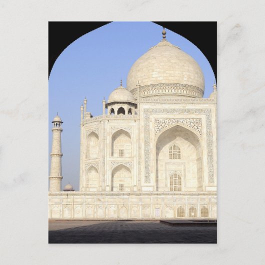 アジア、インド、ウッタル·プラデシュ、アグラ。ザタジ2 ポストカード (正面)