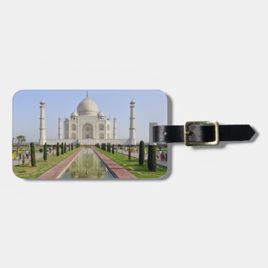 アジア、インド、ウッタル·プラデシュ、アグラ。ザタジ5 ラゲッジタグ (正面横)