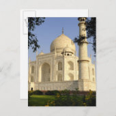 アジア、インド、ウッタル・プラデシュ、アグラ。ザタジ ポストカード (正面/裏面)