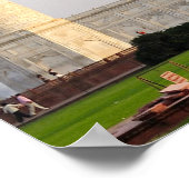 アジア、インド、ウッタル・プラデシュ、アグラ。ザタージ8 ポスター (角)