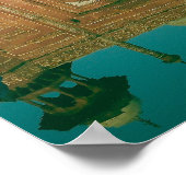 アジア、インド、ウッタル・プラデシュ、アグラ。2日 ポスター (角)