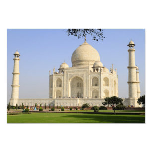 アジア、インド、ウッタル・プラデーシュ州、アーグラ タージ フォトプリント           