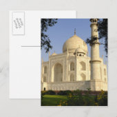 アジア、インド、ウッタル・プラデーシュ州、アーグラ タージ ポストカード (正面/裏面)