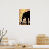 アジア、インド、ナルガホール国立公園。インディアン ポスター (キッチン)