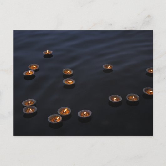 アジア、インド、バラナシ地方。の製品 ポストカード (正面)