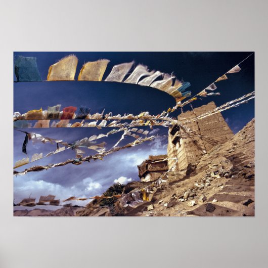 アジア、インド、ラダック、リー。リトルとして知られる ポスター (正面)