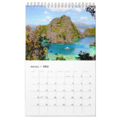 アジア カレンダー (1月 2026)