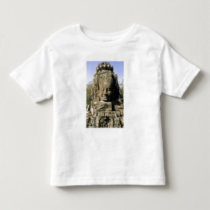 アジア、カンボジア、シェムリアップ、アンコールトム、像の頭部 トドラーTシャツ
