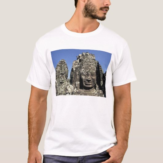 アジア、カンボジア、シェムリアップ、アンコールトム (後期) Tシャツ (正面)