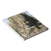 アジア、カンボジア、シェムリアップ。アンコールトム、頭 ノートパッド (アングル)