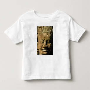 アジア、カンボジア、シェムリアップ、アンコールトム、2つの顔 トドラーTシャツ