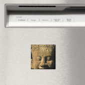 アジア、カンボジア、シェムリアップ。アンコールトム、2人の頭 マグネット (インサイチュ (食洗機))