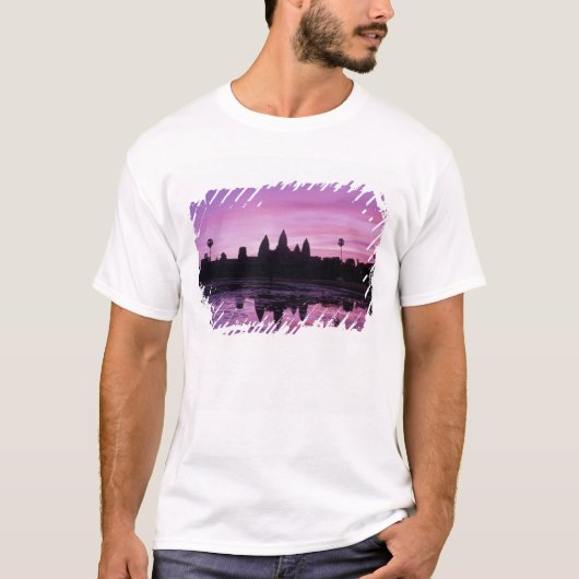 アジア、カンボジア、シェムリアップ、アンコールワット (12世紀生まれ Tシャツ (正面)