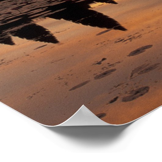 アジア、カンボジア、シェムリアップ、アンコールワット(12位) ポスター (角)