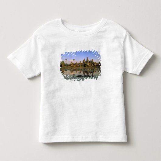 アジア、カンボジア、シェムリアップ、アンコールワット、2 トドラーTシャツ (正面)