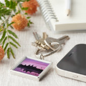 アジア、カンボジア、シェムリアップ、アンコールワット(b.12日2 キーホルダー (側面)