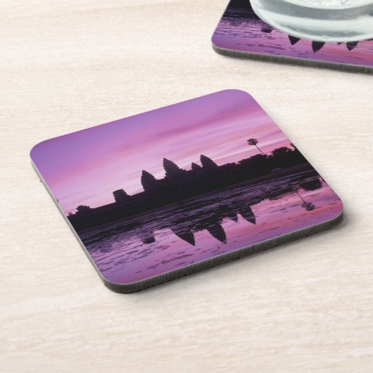 アジア、カンボジア、シェムリアップ、アンコールワット(b.12日2 コースター (左側)