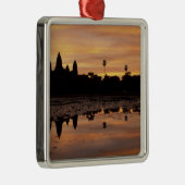 アジア、カンボジア、シェムリアップ、アンコールワット(b.12日 メタルオーナメント (右)