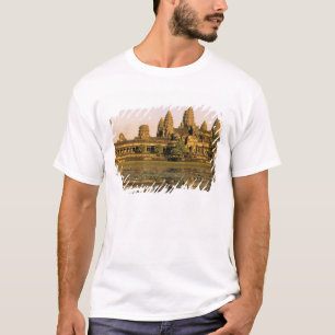 アジア、カンボジア、シェムリアップ。アンコールワット Tシャツ