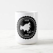アジア コーヒーマグカップ (中央)