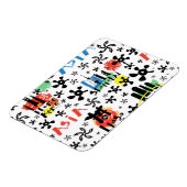 アジア |シンボルパターン マグネット (左側)