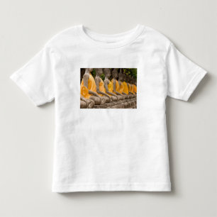 アジア、タイ王国、シャム、アユタヤの仏像 トドラーTシャツ