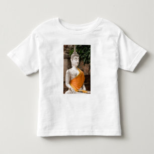 アジア、タイ王国、シャム、アユタヤの仏陀 トドラーTシャツ