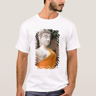 アジア、タイ王国、シャム、アユタヤの仏陀 Tシャツ