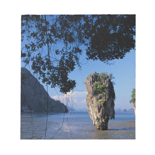 アジア、タイ、アオパンガNP、コートライン、カルスト ノートパッド (正面)