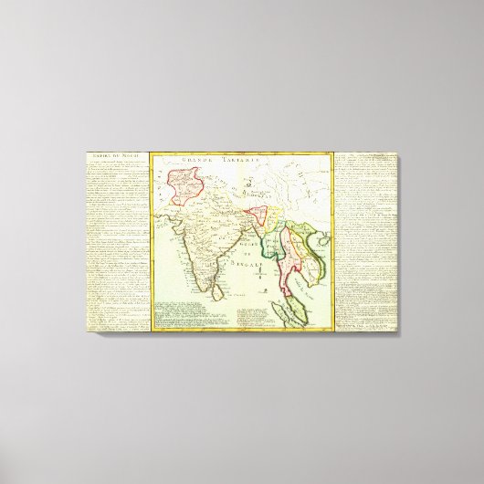 アジア、タイ キャンバスプリント (正面)