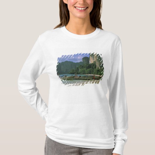 アジア、タイ、クラビー県。レームック岬西海岸、 Tシャツ (正面)