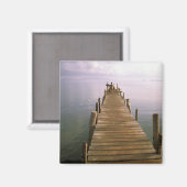 アジア、タイ、コサムイ島。波止場。 マグネット (正面/裏面)