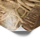 アジア、タイ、サイアム、仏の木の切れ端 フォトプリント            (角)